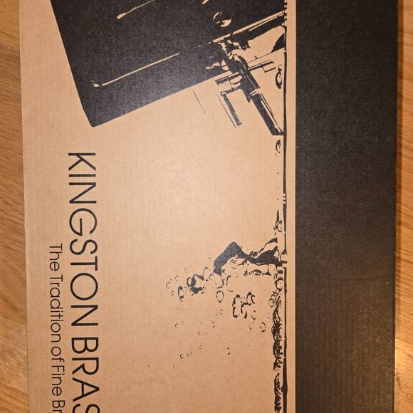 Matt Black Kingston Brass English Classic Bathroom Faucet - Picture 3 of 5